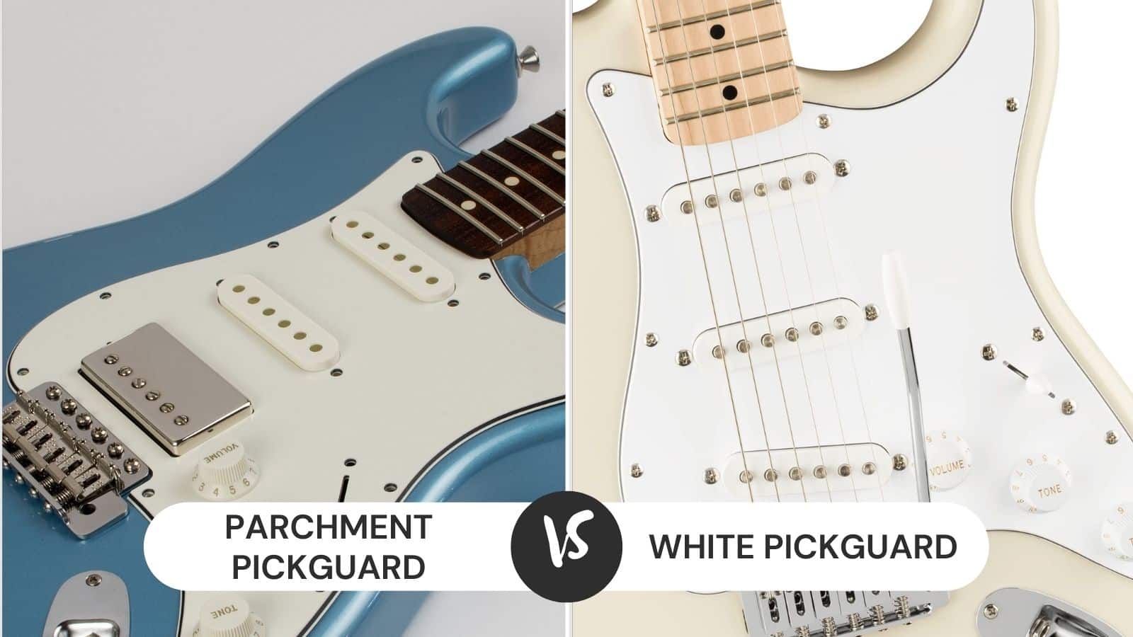 Parchment vs White Pickguard