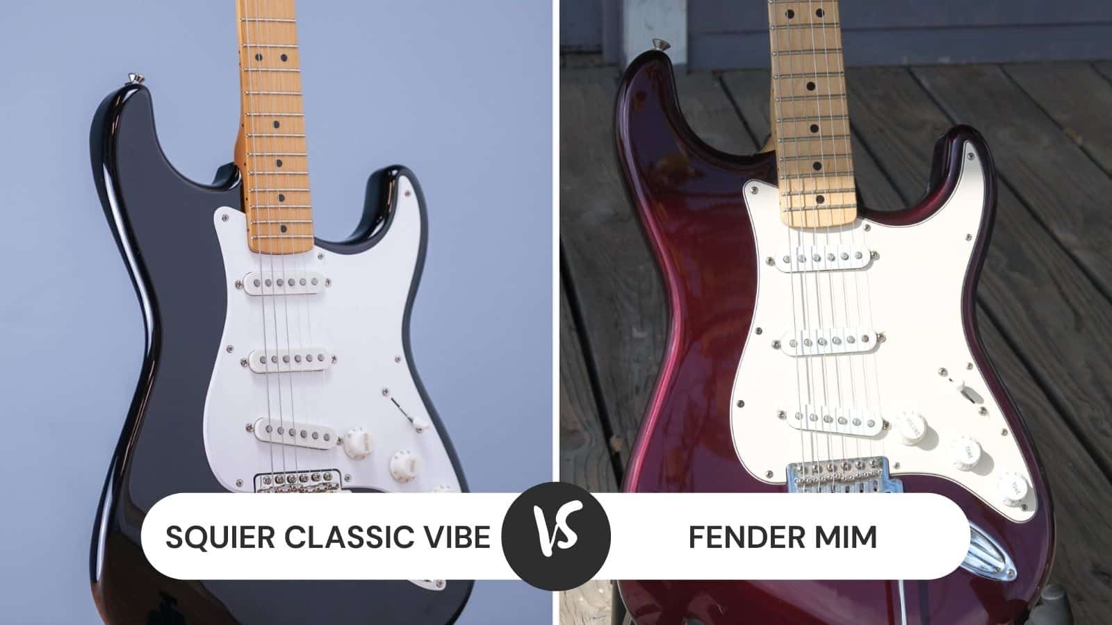 Squier Classic Vibe vs Fender MIM