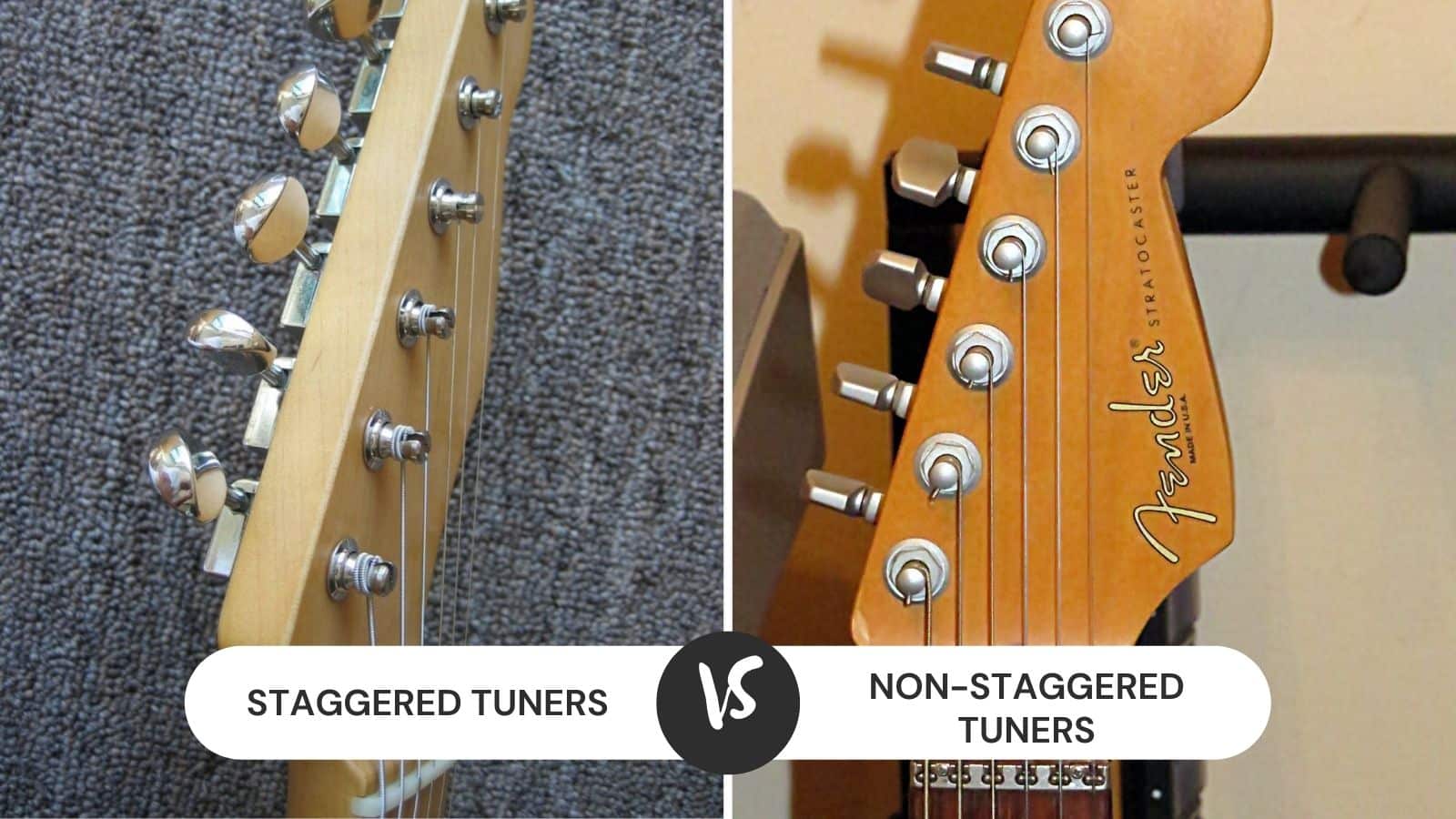Staggered vs Non Staggered Tuners
