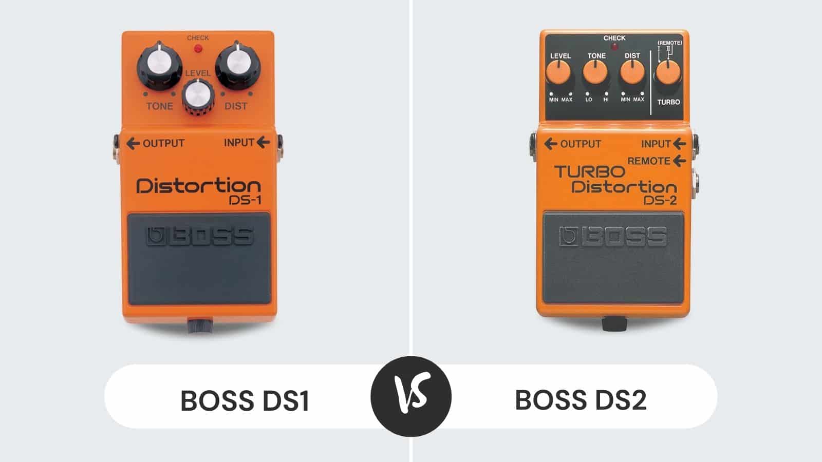 Boss DS1 vs DS2