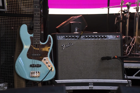 Fender Amp and Guitar