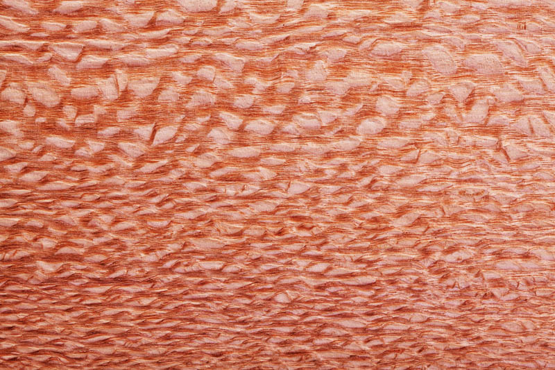 Closeup image of lacewood texture