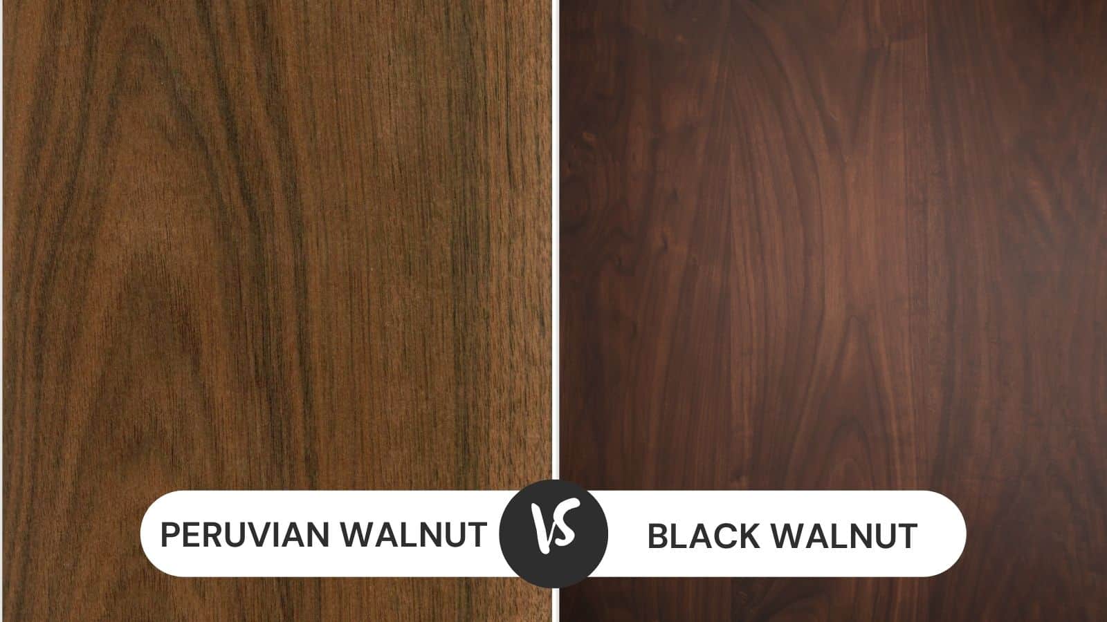 Peruvian Walnut vs Black Walnut