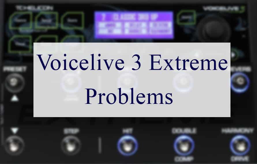 Voicelive 3 Extreme Problems