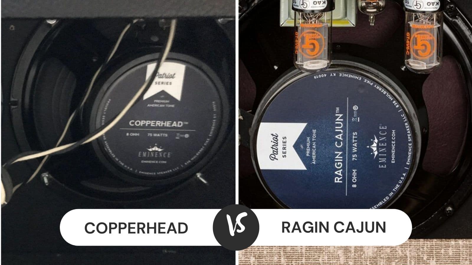 Eminence Copperhead vs Ragin Cajun