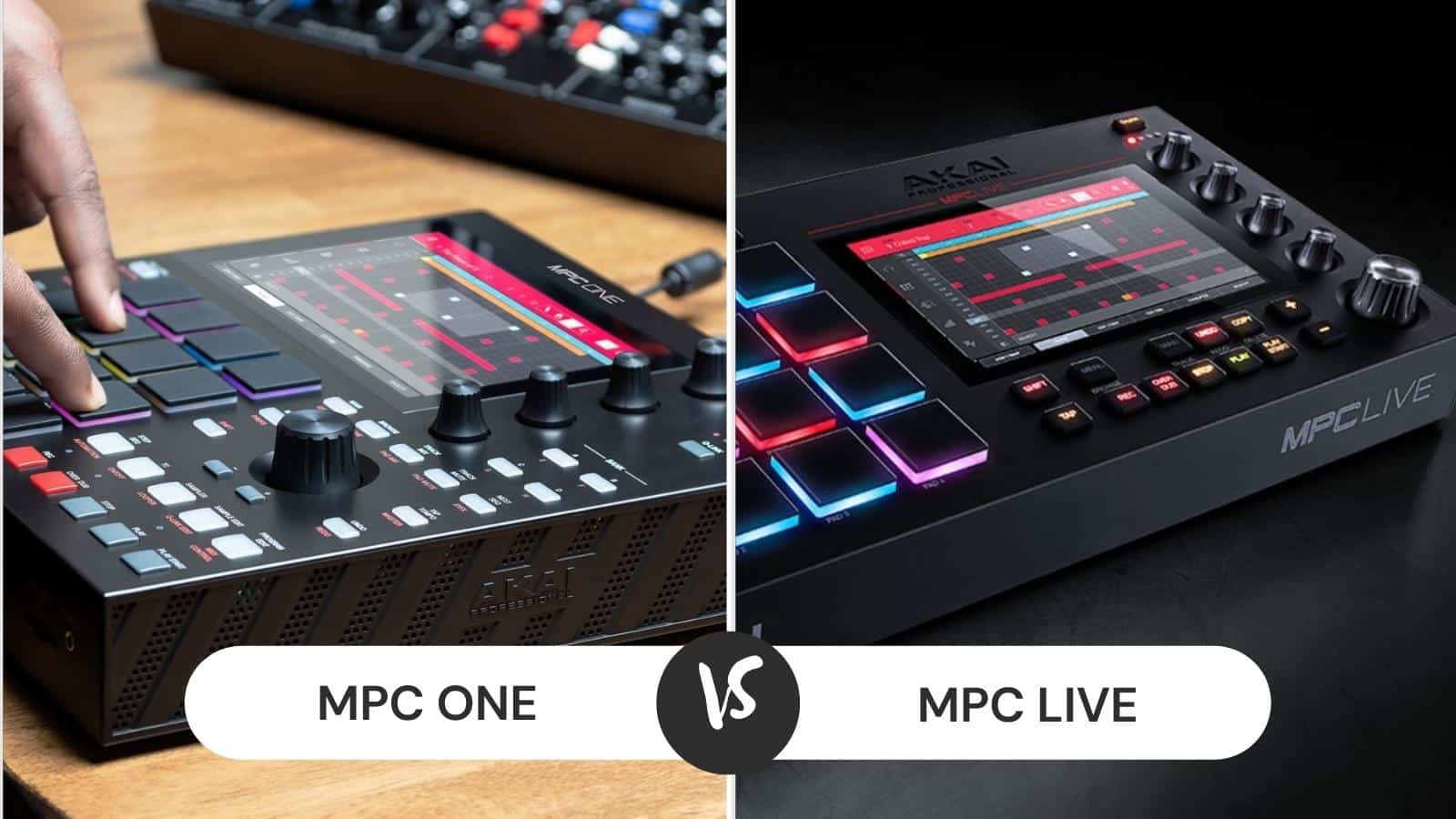 MPC One vs MPC Live