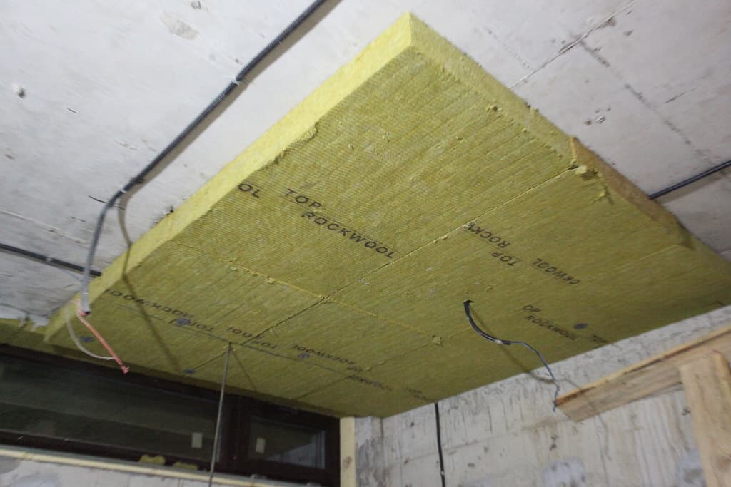 Rockwool ceiling