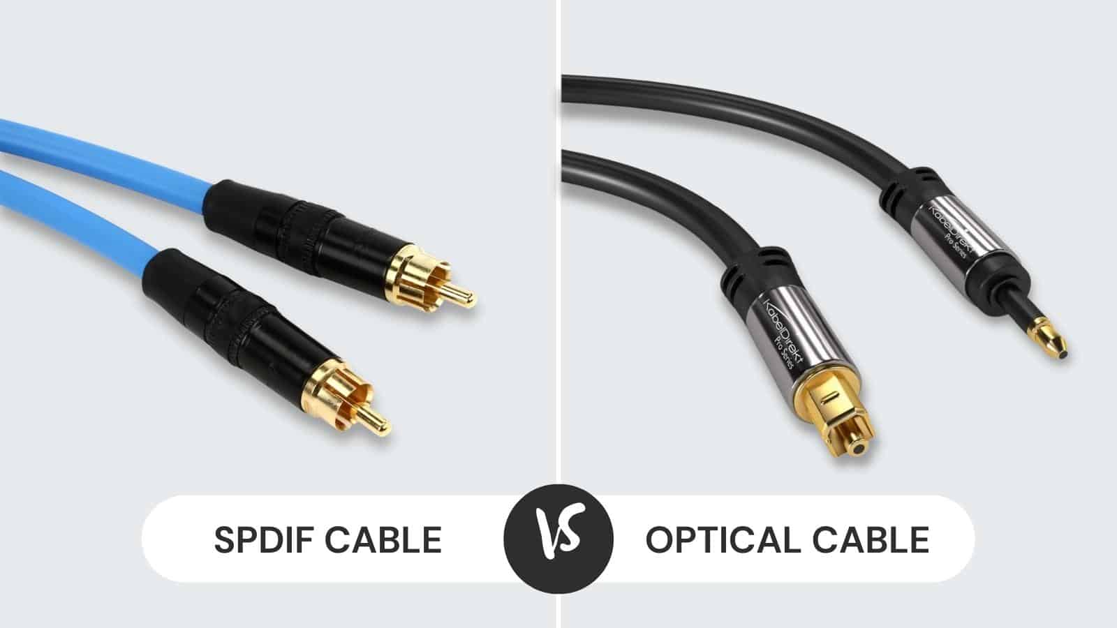 SPDIF vs Optical