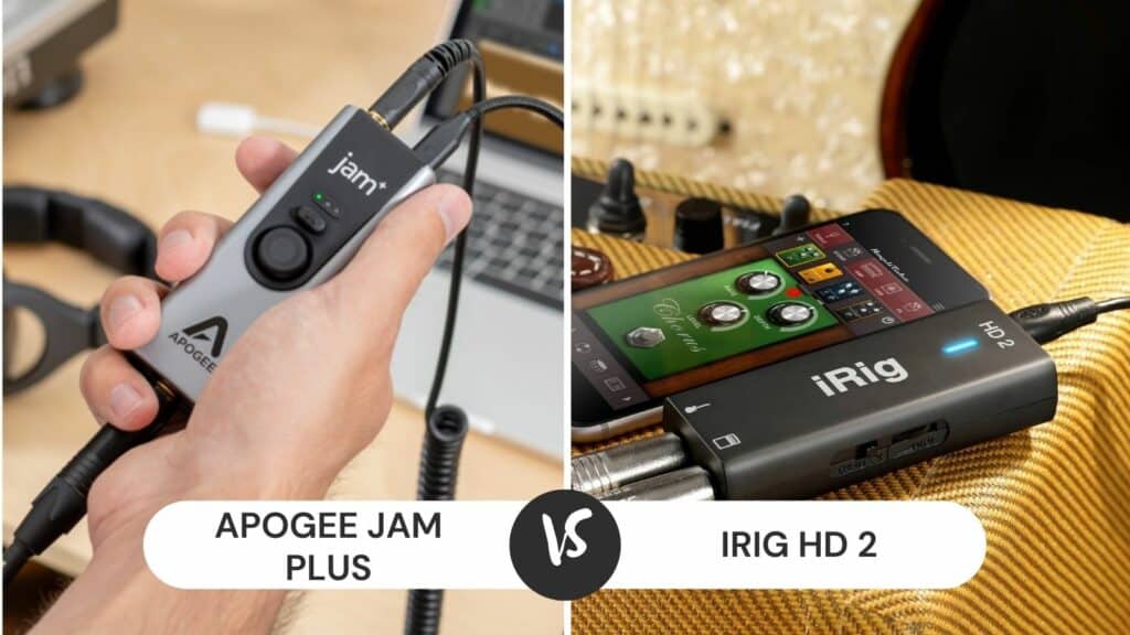 Comparing The Apogee Jam Plus vs iRig HD 2 CMUSE