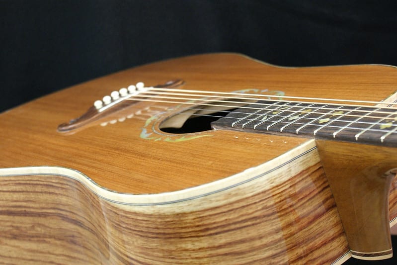 A dreadnought guitar