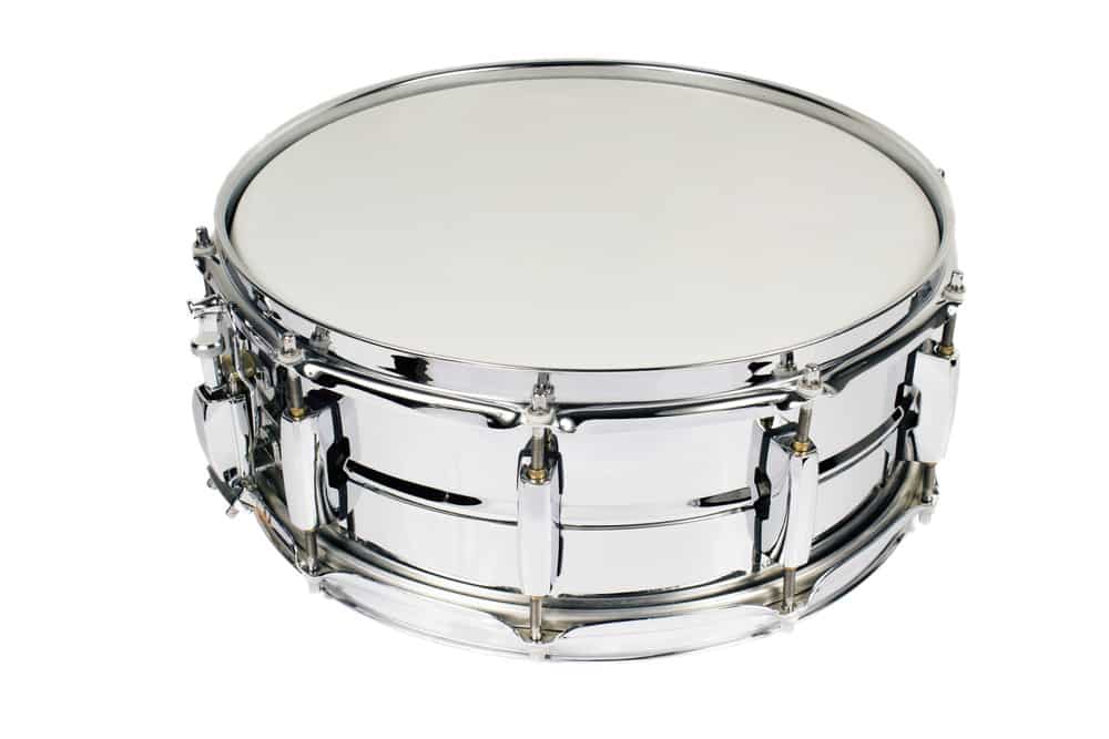 Big metal snare drum