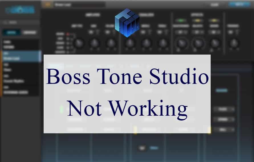 Boss Tone Studio Not Working