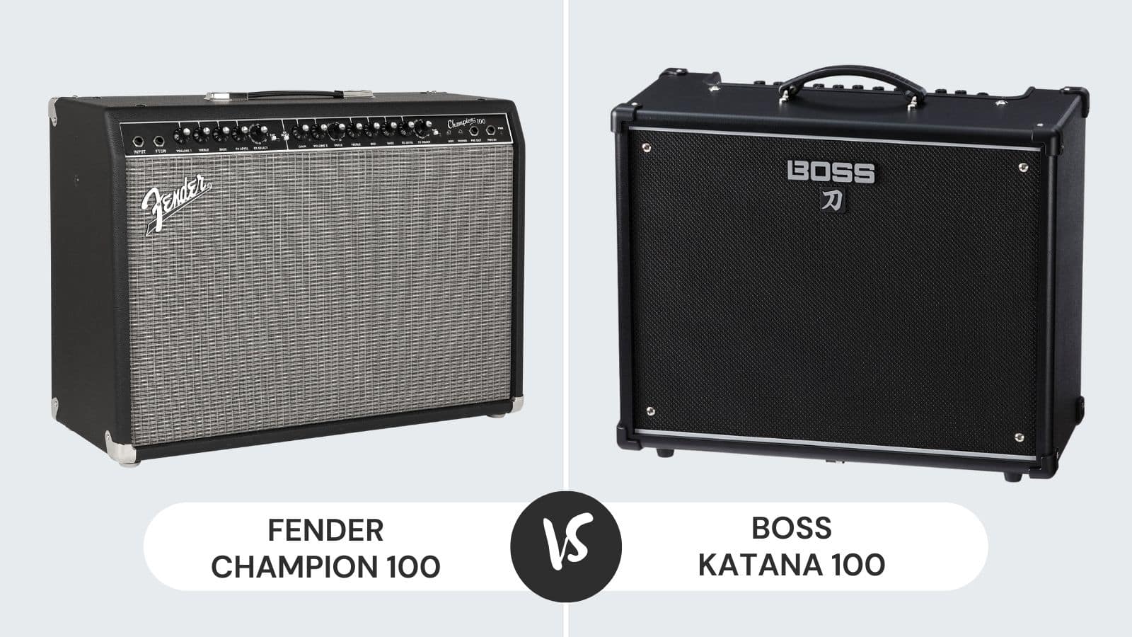 Fender Champion 100 vs Boss Katana 100
