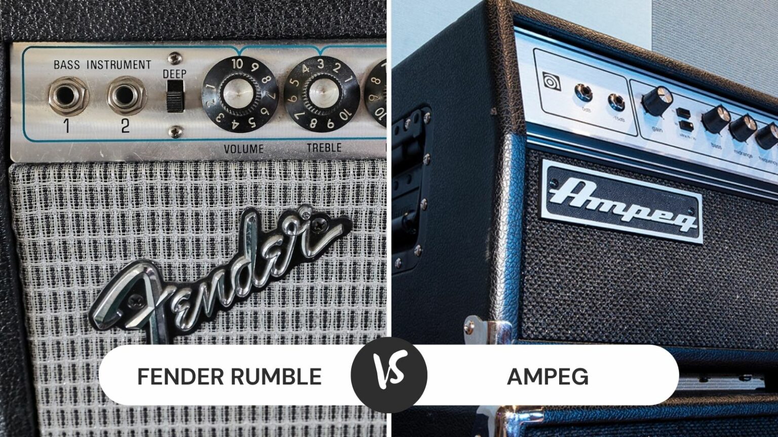 Fender Rumble vs Ampeg Which One Is Better? CMUSE