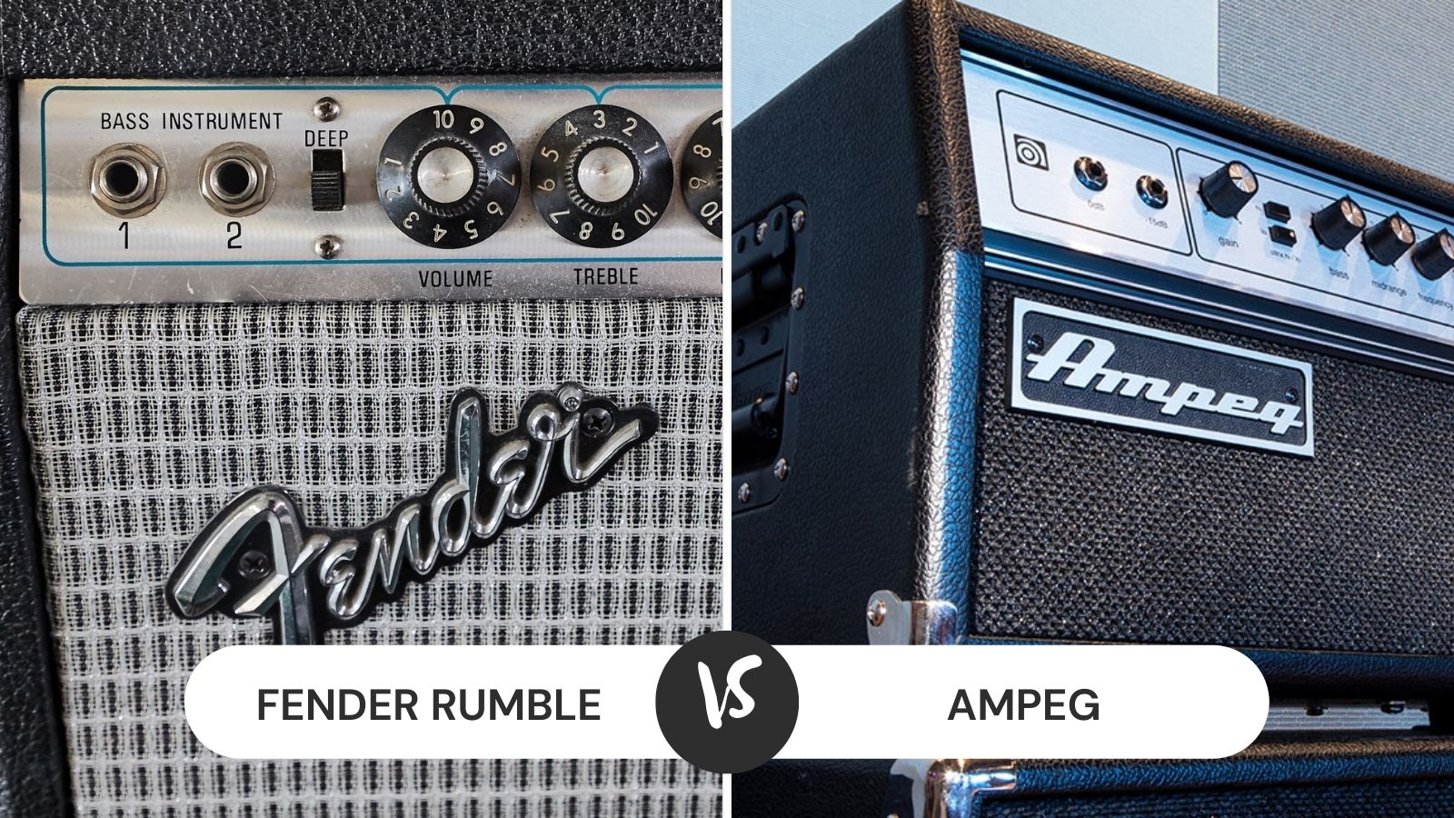 Fender Rumble vs Ampeg