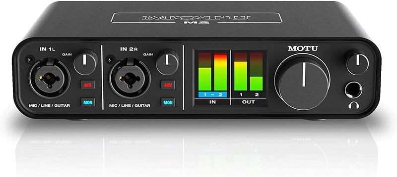 motu M2 Audio interface