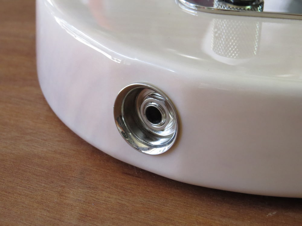 a jack socket of Tele style guitar