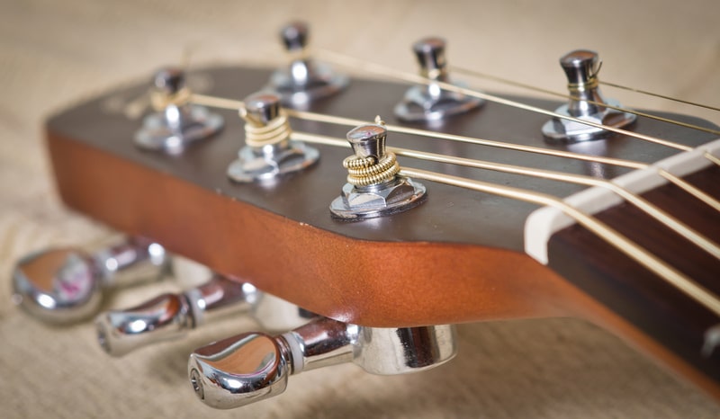 Acoustic guitar neck