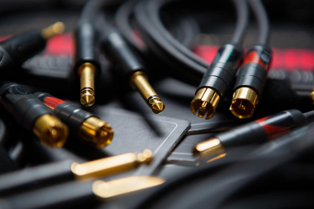 Audio cables for sound recording studio