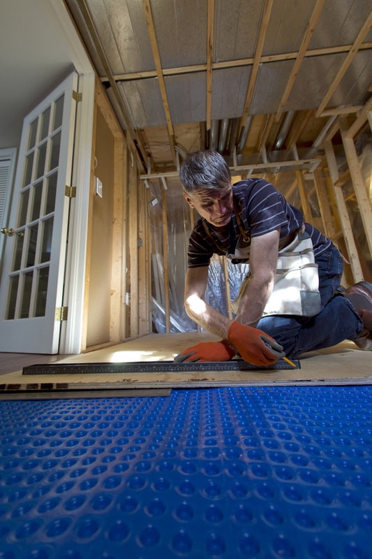 Basement subfloor installation