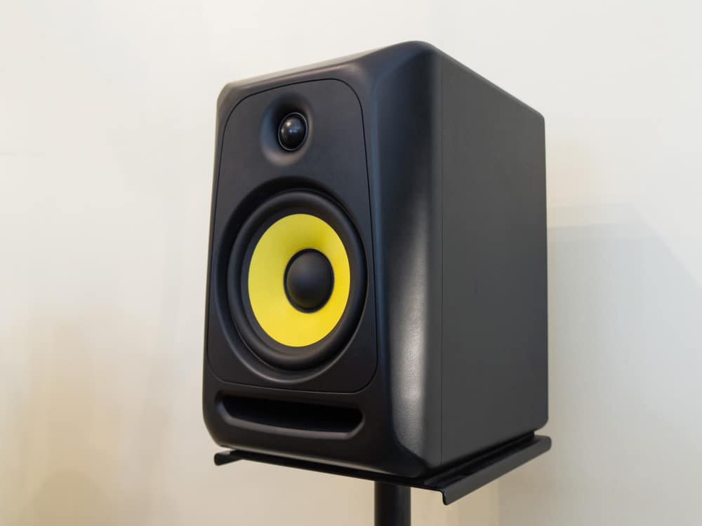 A studio monitor, high quality speaker
