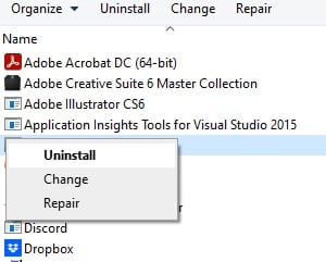 Uninstall audacity