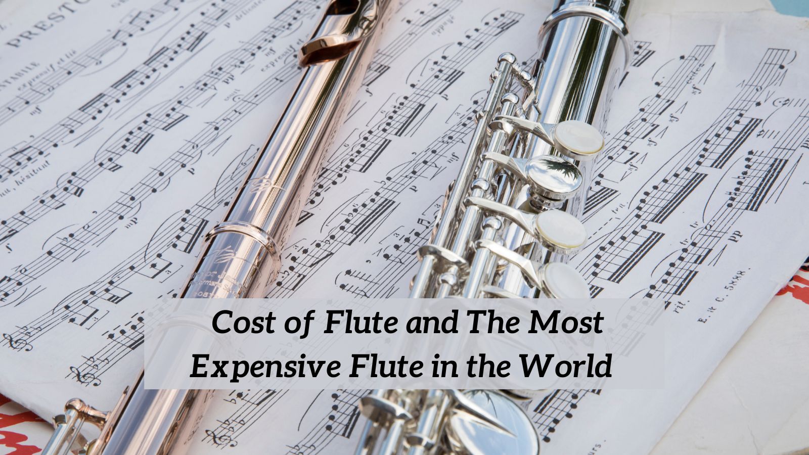 Cost of Flute and Most Expensive Flute in the World