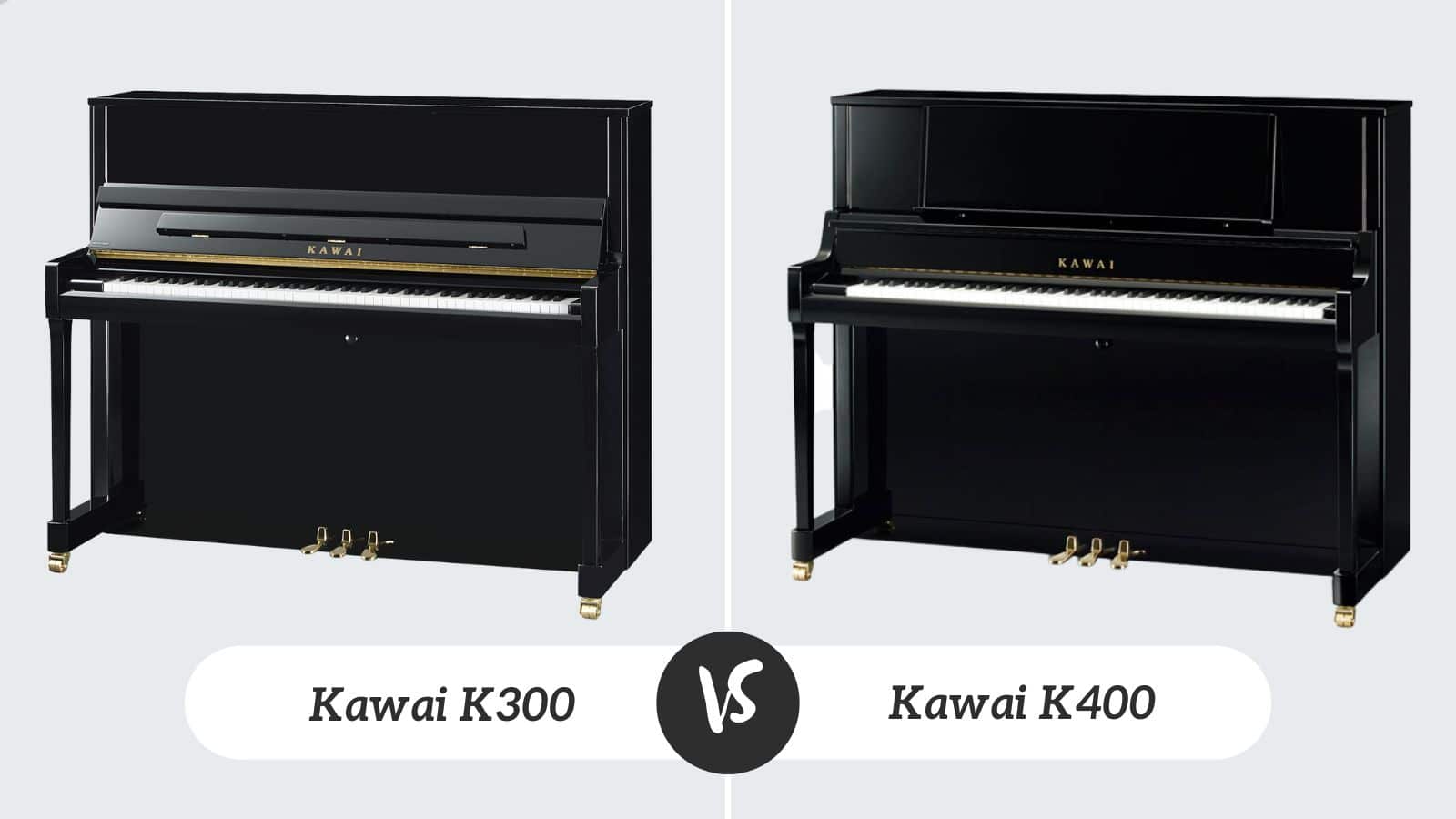 Kawai K300 vs Kawai K400 Piano