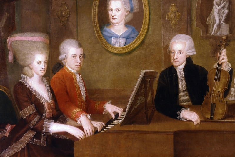 Mozart And His Sister And Father 