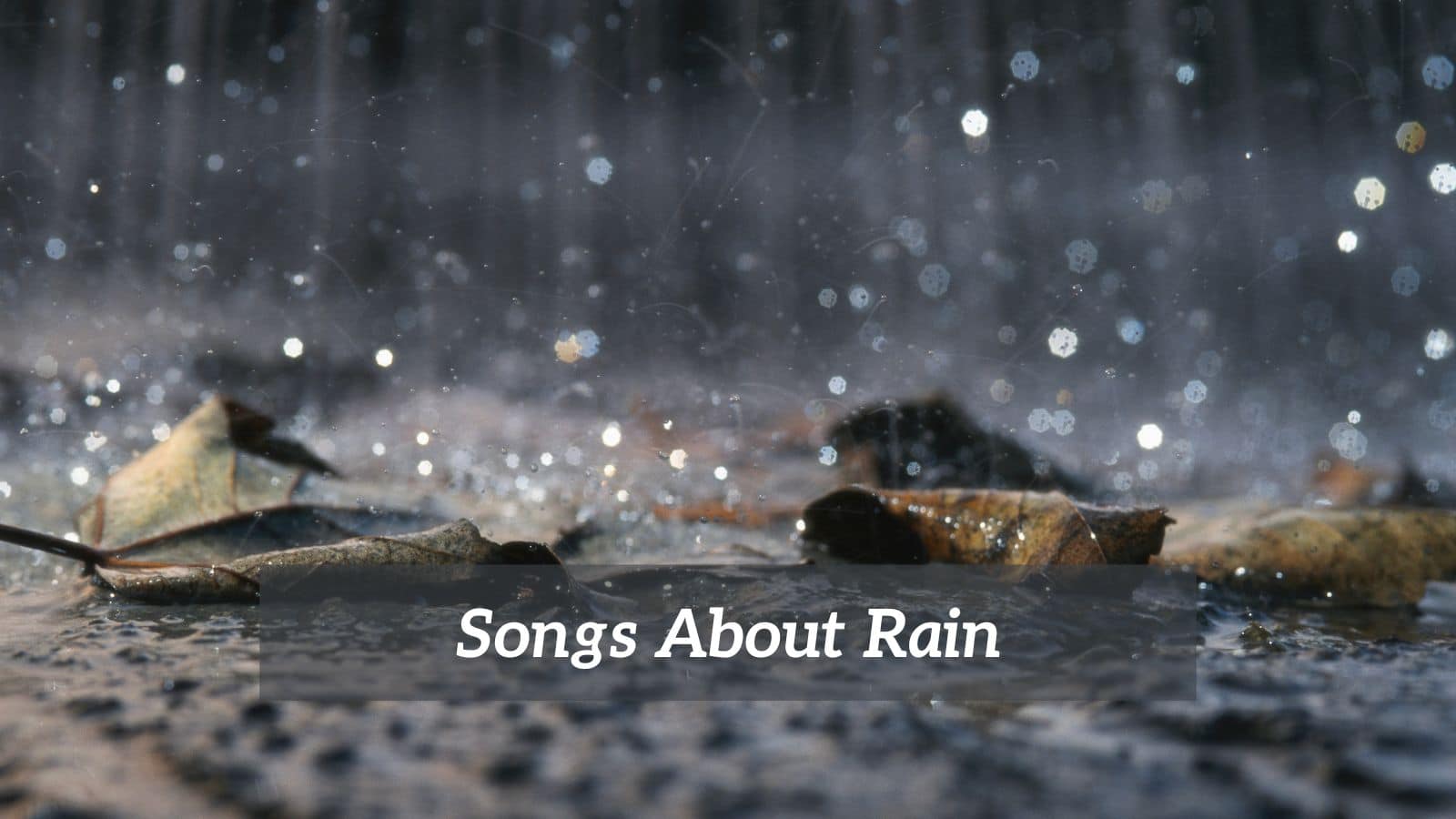 Songs About Rain