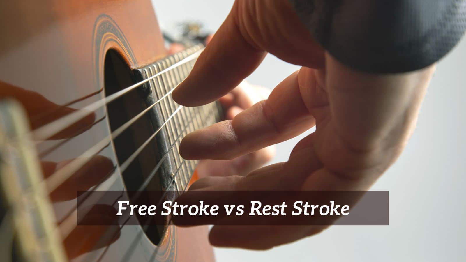 Free Stroke vs Rest Stroke