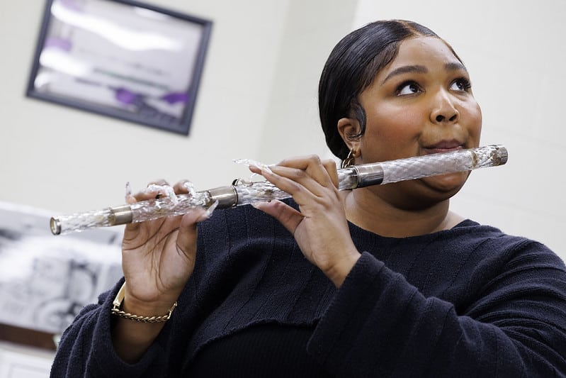 Lizzo play flute