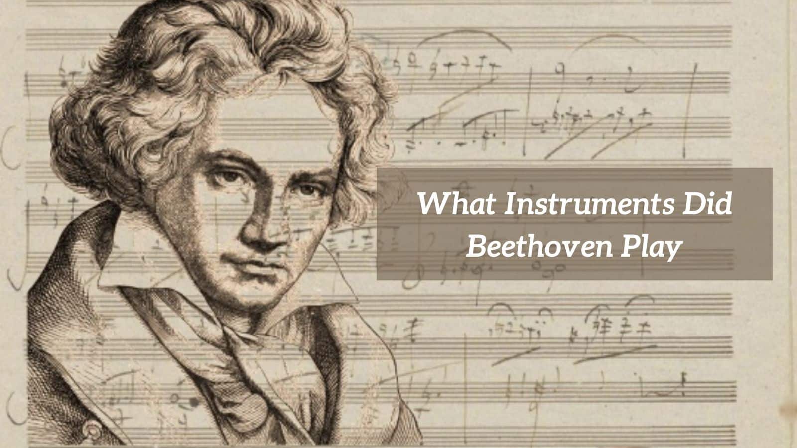What Instruments Did Beethoven Play