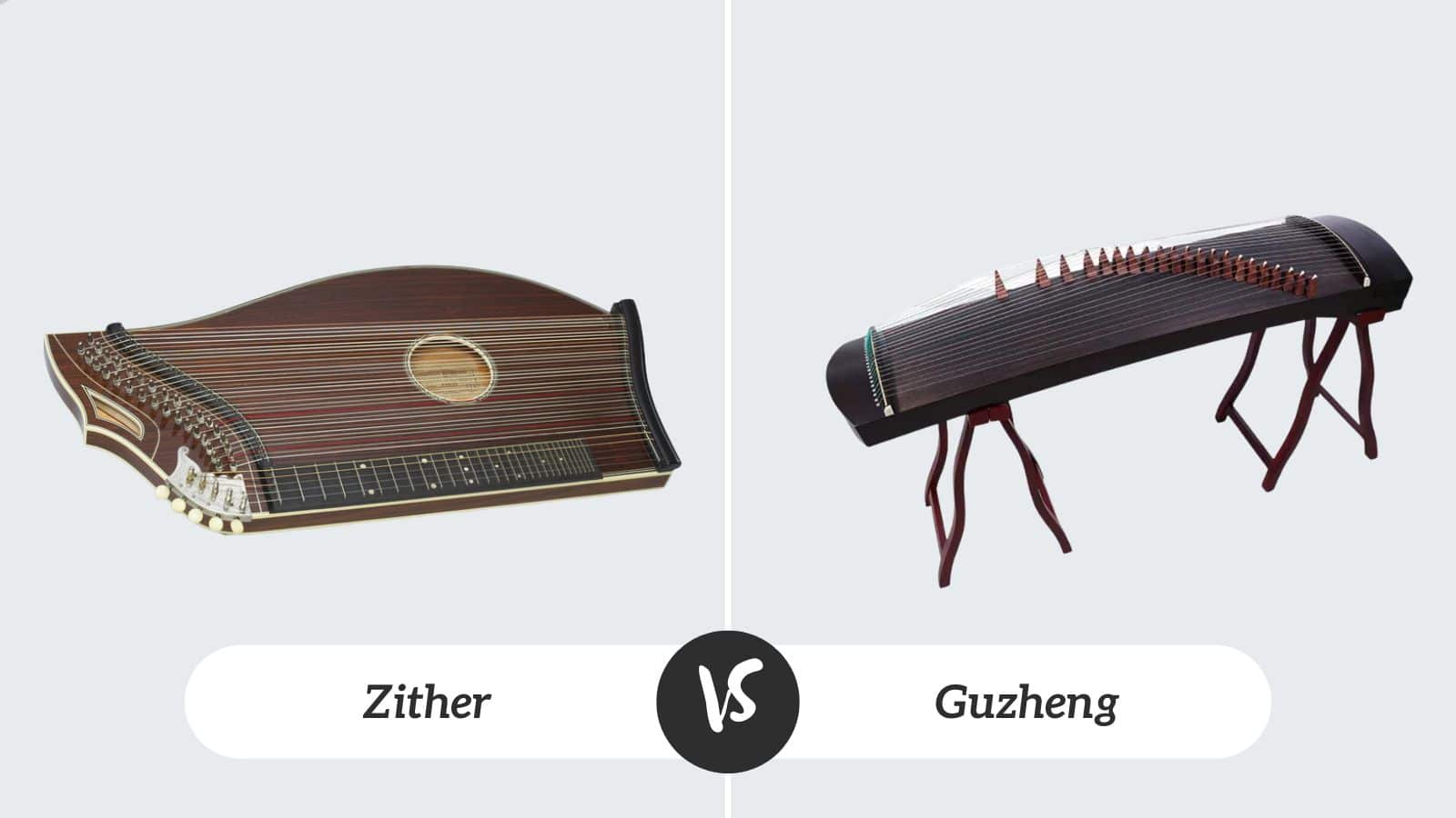 Zither vs Guzheng