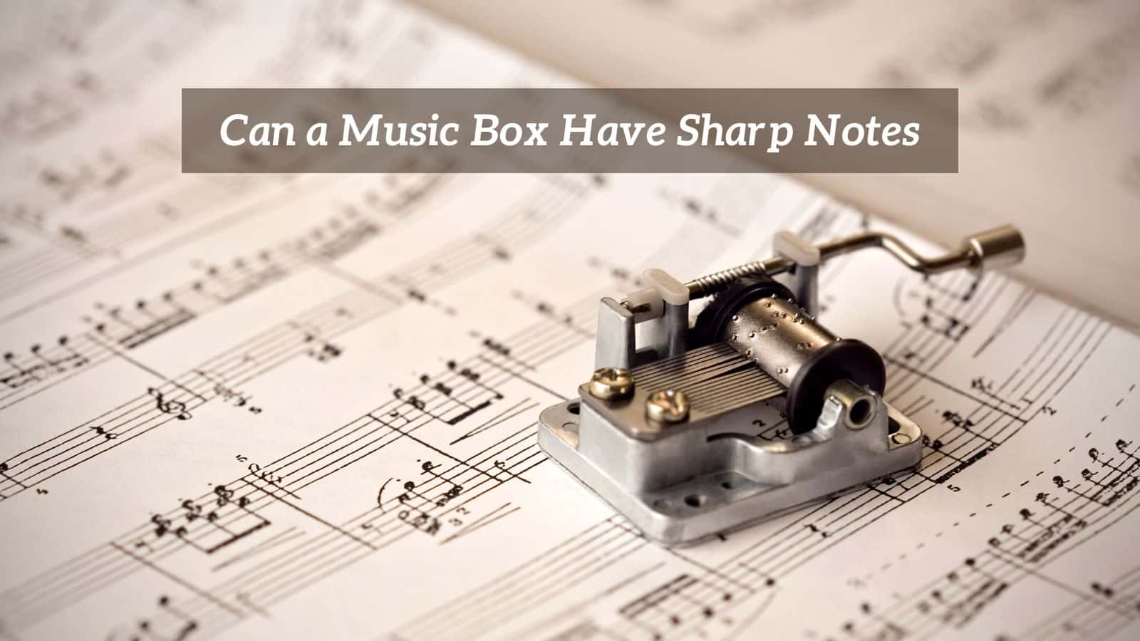 Can a Music Box Have Sharp Notes