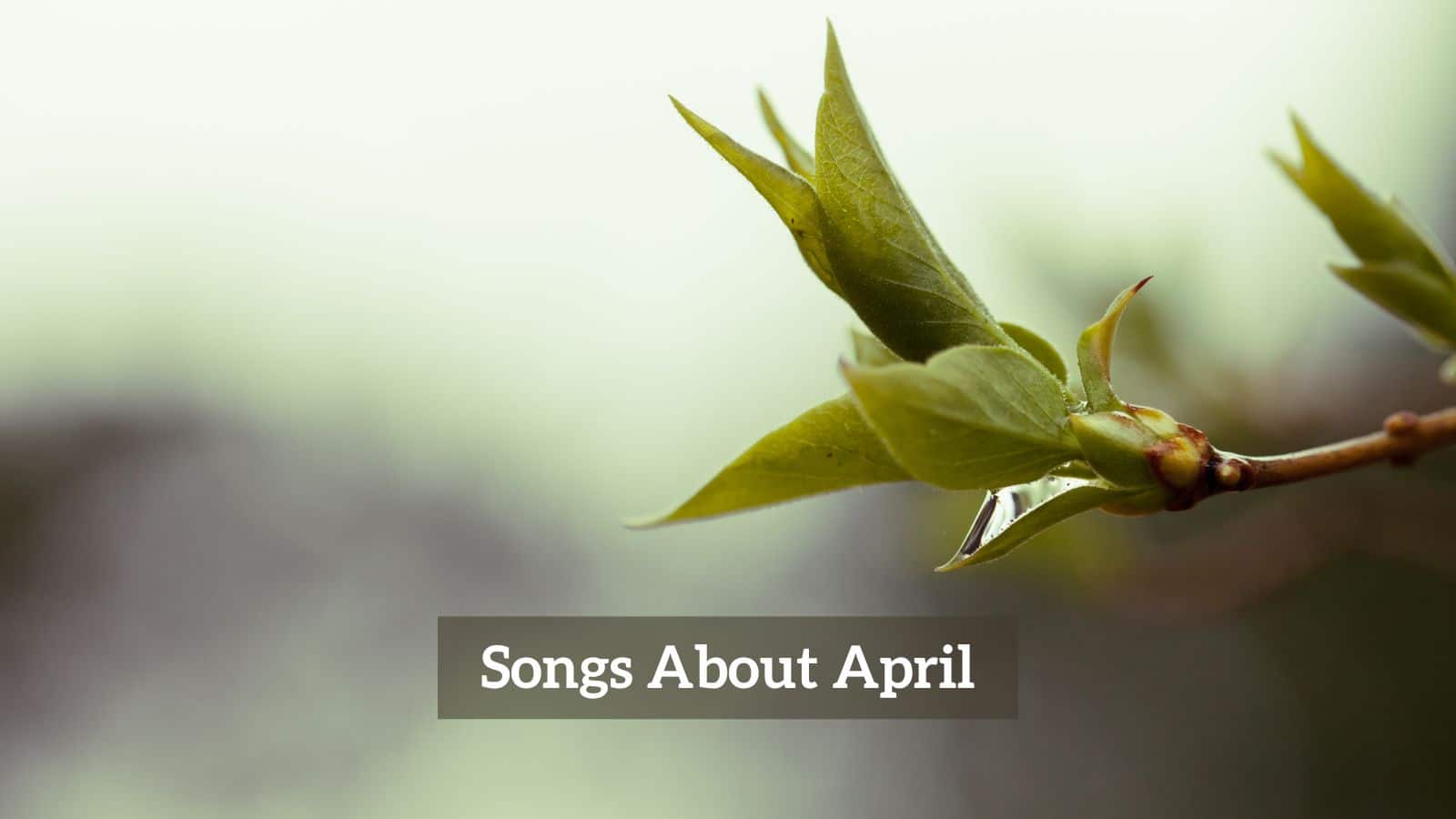 Songs About April