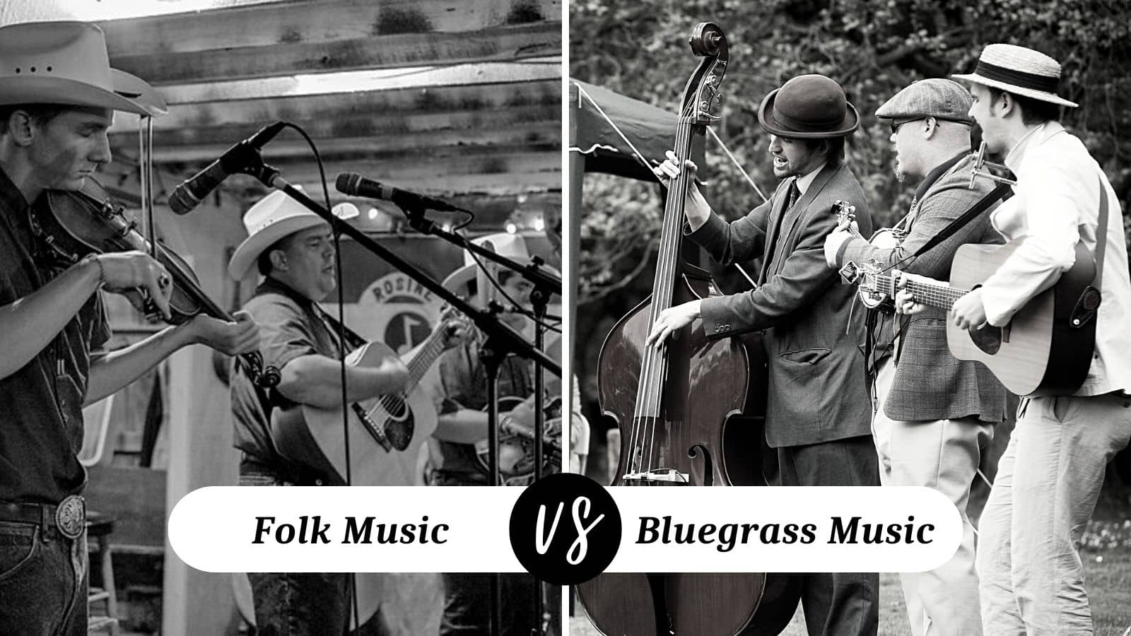 Folk Music vs Bluegrass