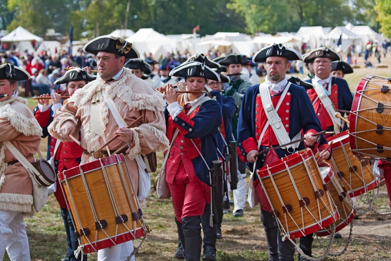 Native Americans with drum