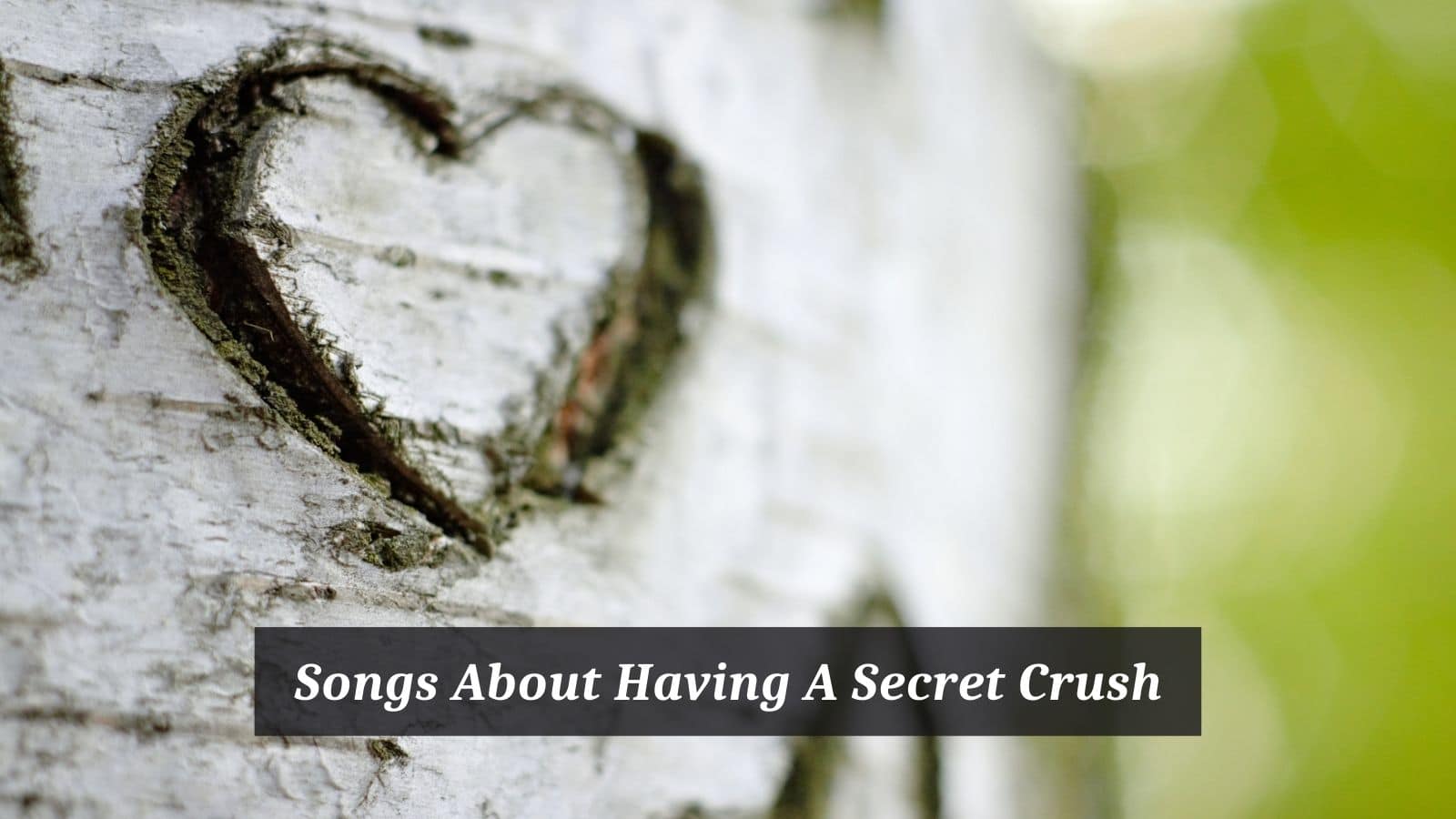Songs About Having A Secret Crush