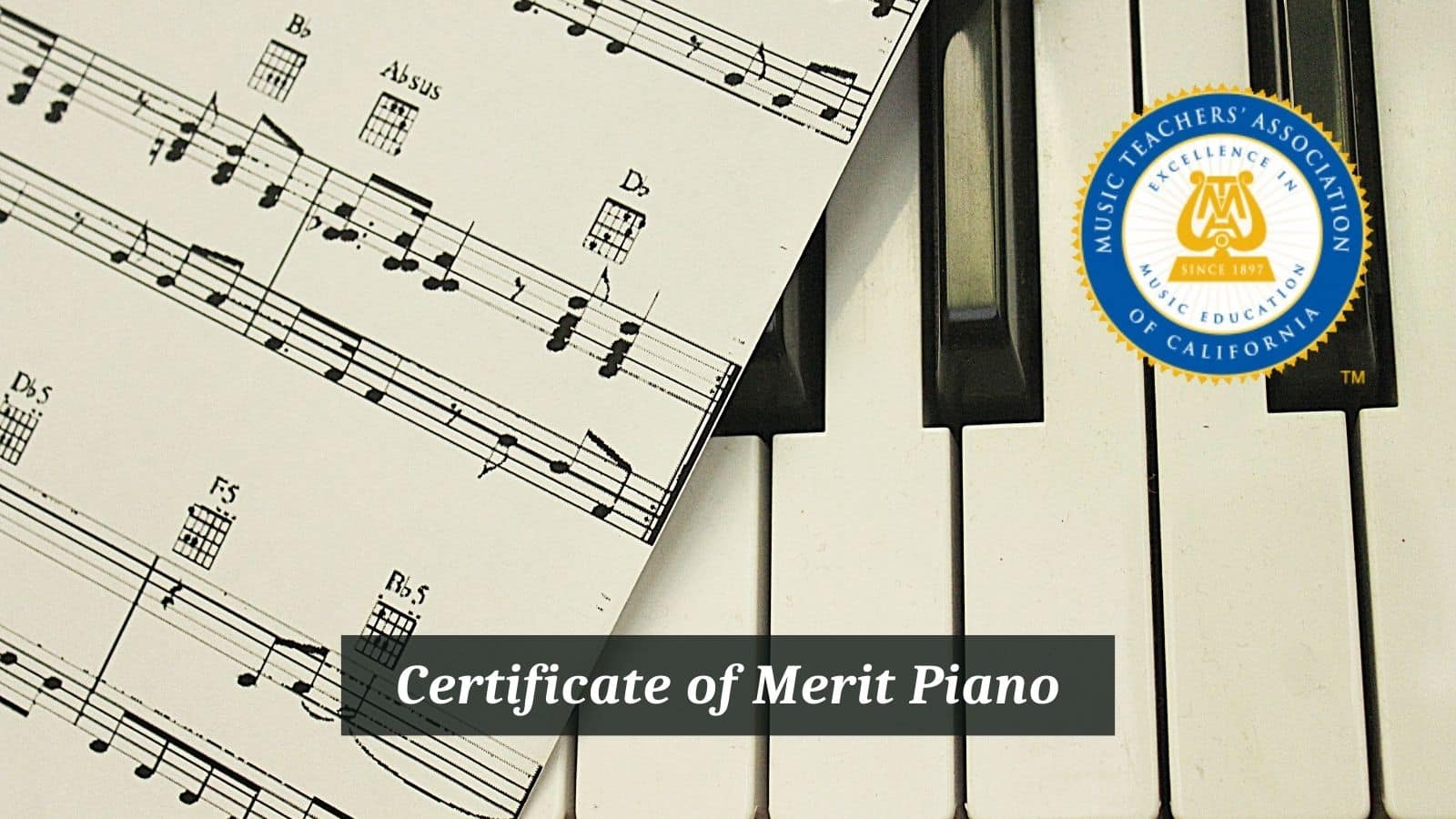 Certificate of Merit Piano