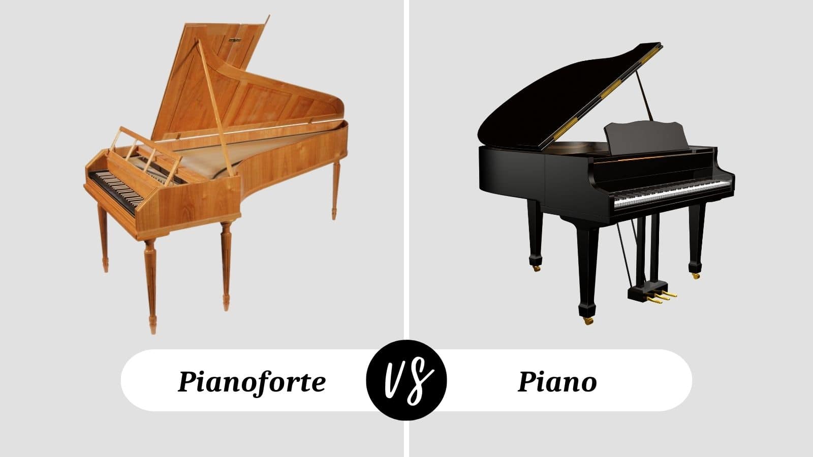 Pianoforte vs Piano