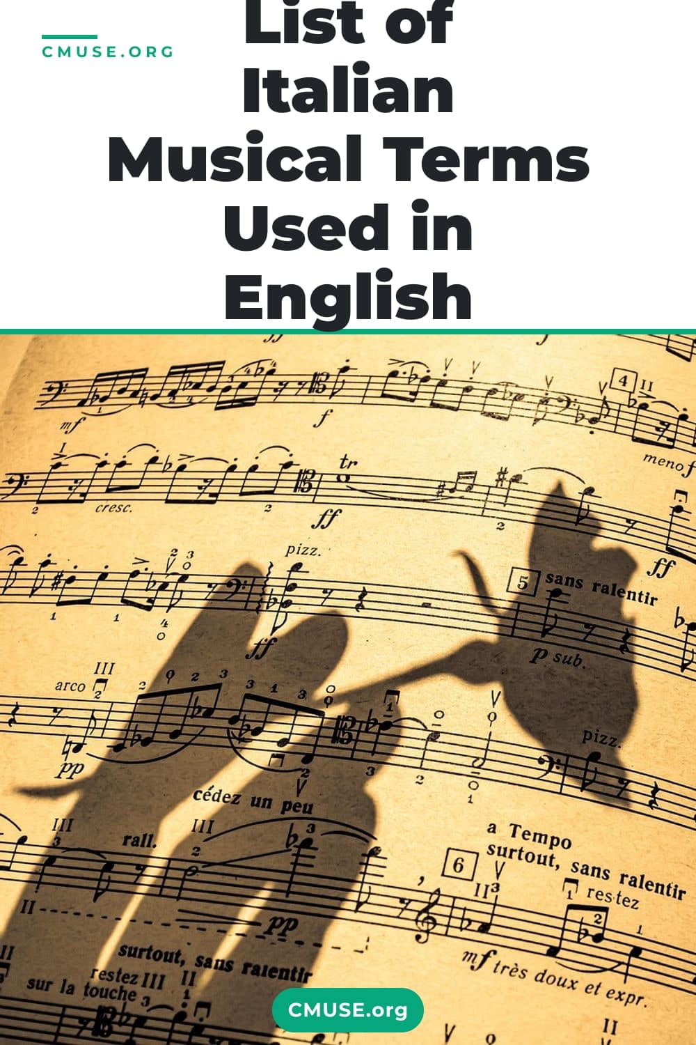 List of Italian Musical Terms Used in English